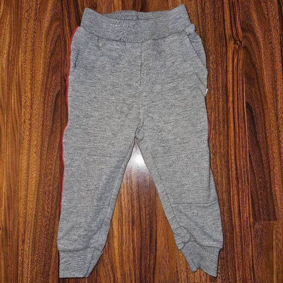 Little Sleepies Sesame Street Grey & Red Bamboo Sweatpants Baby Size 12-18 Month - Picture 1 of 4
